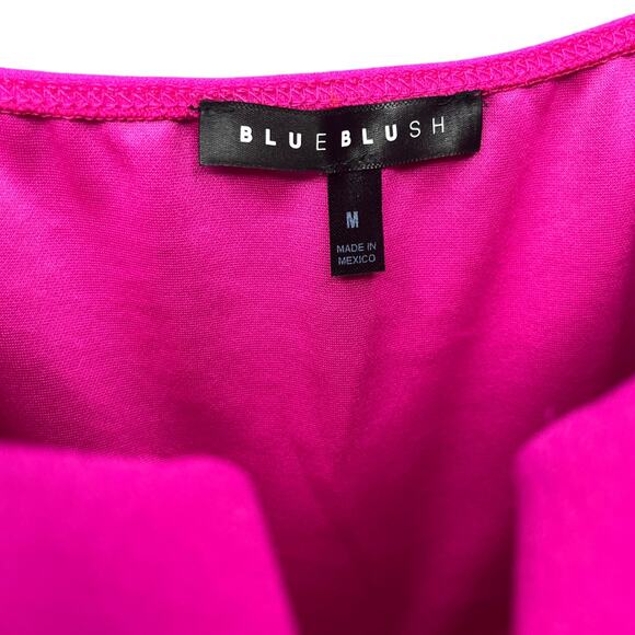 Stunning Pink Ruffle Mini Dress - Perfect for Valentine’s Day - Size M - Picture 3 of 8